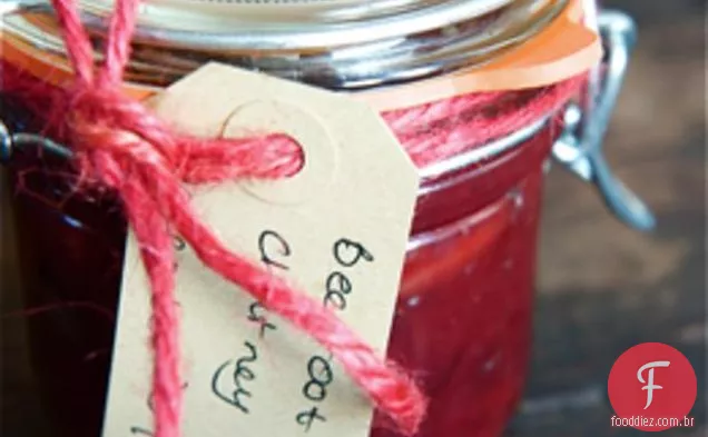 Chutney De Beterraba, Gengibre E Cranberry