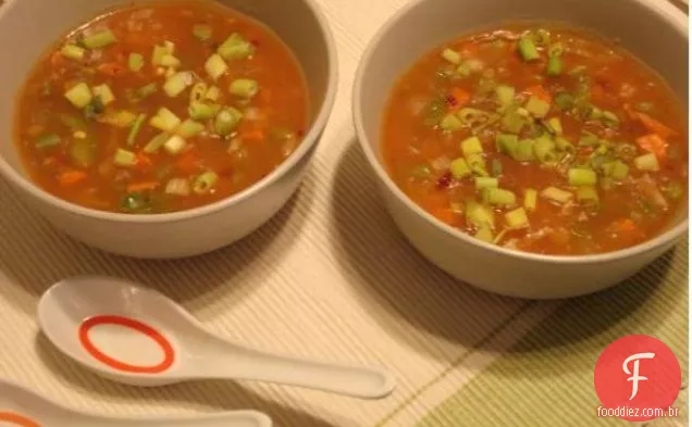 Sopa Vegetariana Manchow