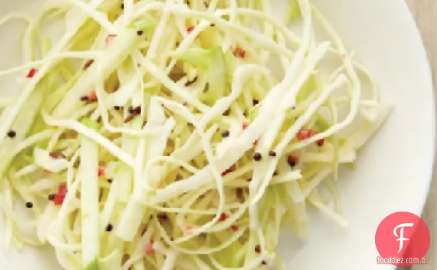 Repolho e maçã verde Slaw