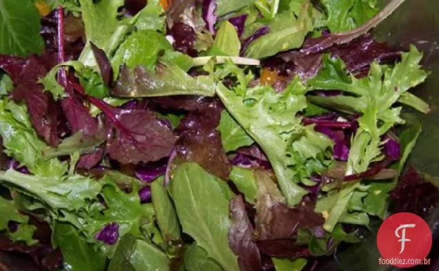 Salada mista de verde e Tangerina
