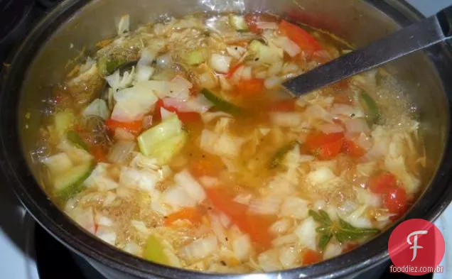 Crock Pot carne enlatada e repolho