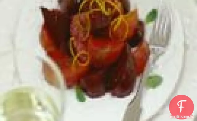 Beterraba Assada Com Balsâmico, Laranja E Hortelã