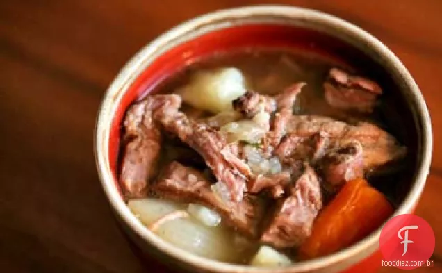 Sopa de cordeiro do dia de São Patrício