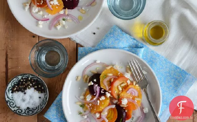 Salada de beterraba e citrinos