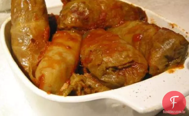 Rolos De Repolho Oriental