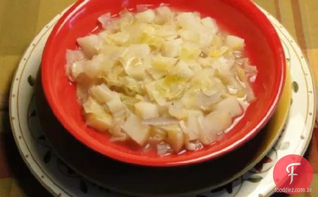 Sopa De Batata De Repolho Savoy
