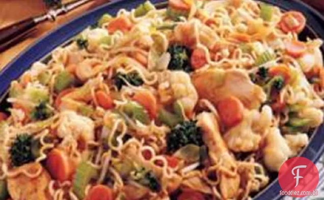 Macarrão De Frango Refogado