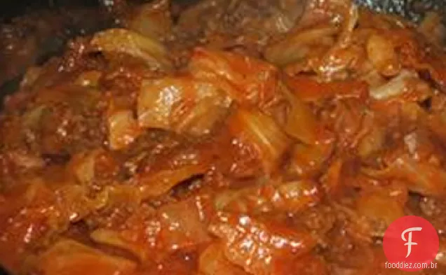 Repolho Hambúrguer Assar