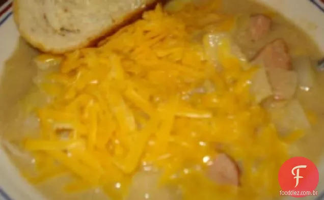 Irlandês Kielbasa Chowder