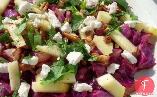 Salada De Repolho Vermelho Quente