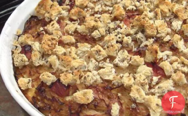 Repolho e bacon assar (Fouson de Chou)