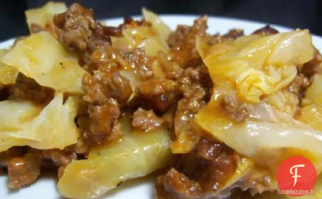 Caçarola De Carne E Repolho