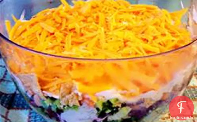 Salada de sete camadas de Gail