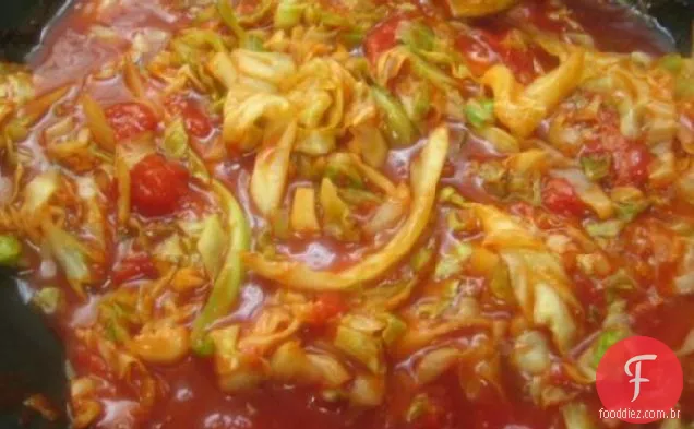 Repolho em tomates