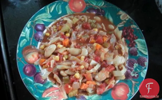Sul da fronteira sopa de legumes