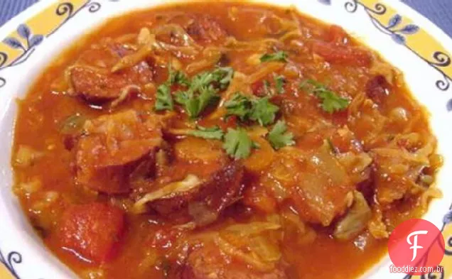 Guisado Kielbasa Saudável