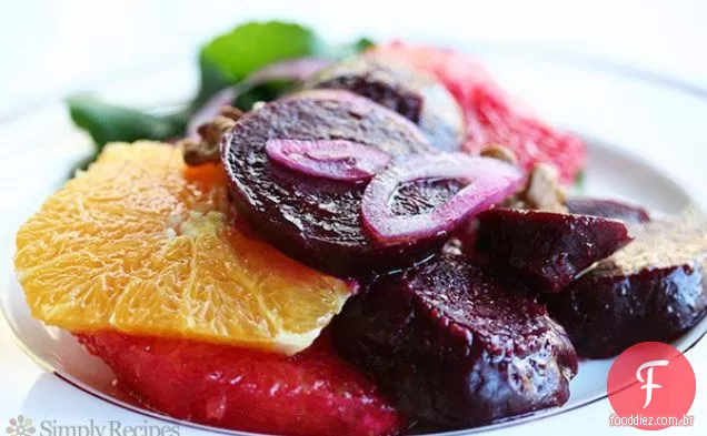 Salada De Laranja E Beterraba