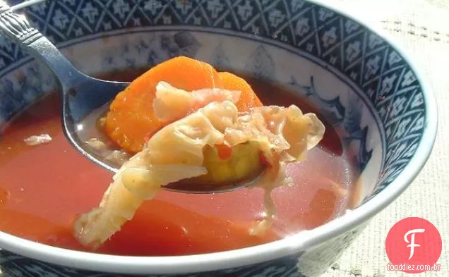 Minestrone Com Salsicha Italiana