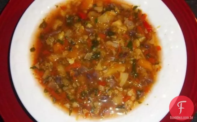 Sopa Vegetal Rica Em Vitaminas