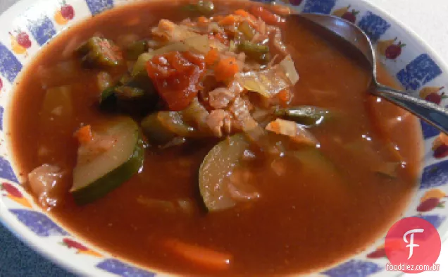 Sopa de legumes da vovó Walter