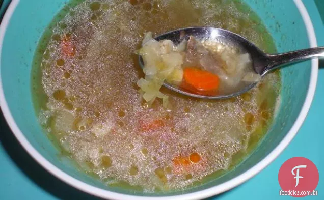 Carne de porco e repolho