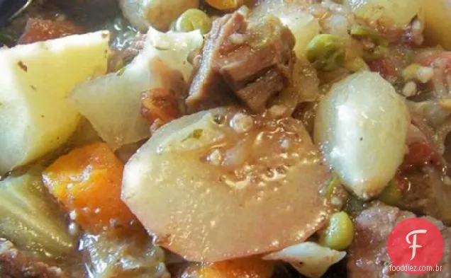 Gostoso Fogão Lento Ensopado De Carne