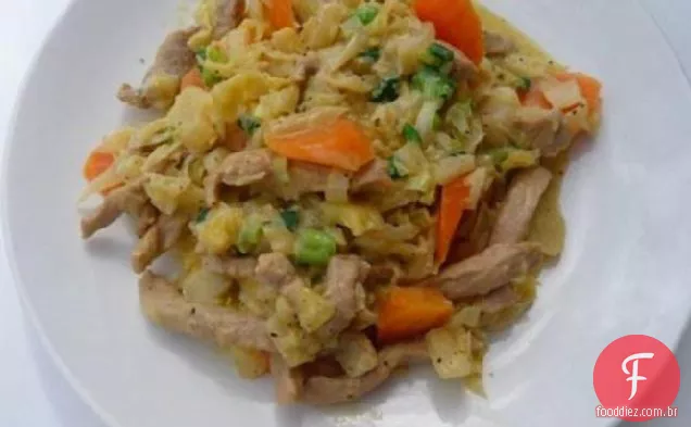 Ensopado De Porco Com Baixo Teor De Carboidratos