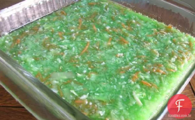 Salada De Repolho Com Gelatina De Limão