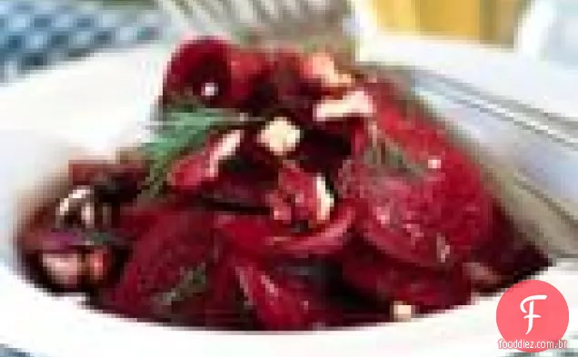 Salada De Beterraba E Noz Com Endro
