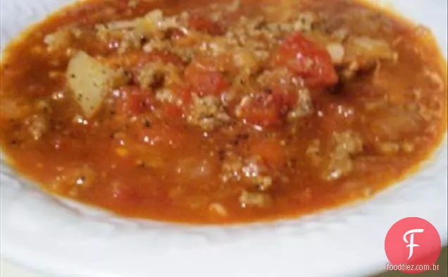 Sopa De Macarrão De Carne Asiática