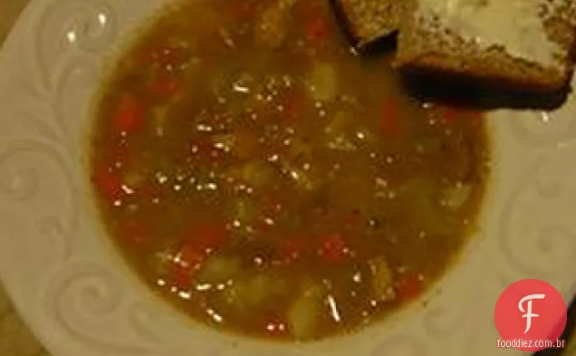Sopa De Costeleta De Porco