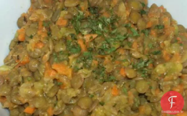 Salada De Lentilha Crocante