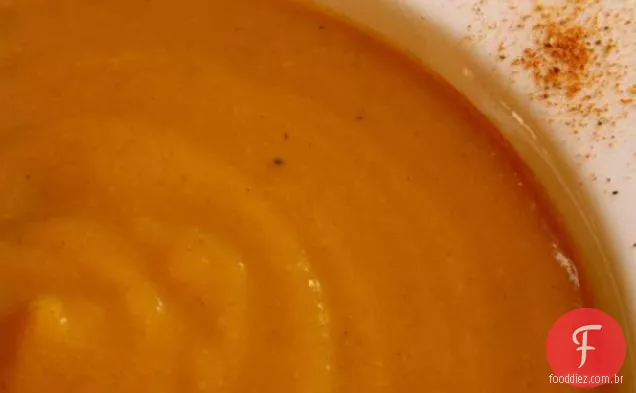 Curried Butternut Squash & Apple Soup-Crock Pot