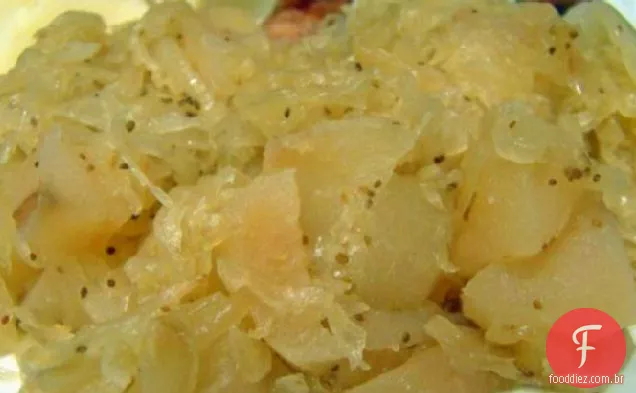 Chucrute Assado Com Maçãs