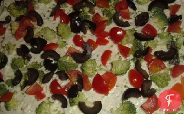 Aperitivo De Pizza De Legumes Frescos