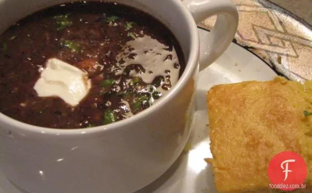 Sopa De Feijão Preto