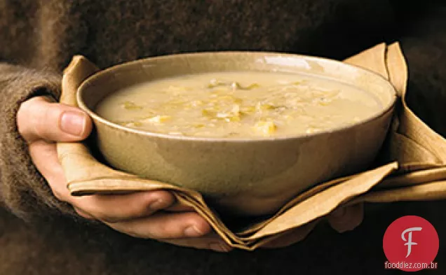 Sopa De Alho-Poró De Batata