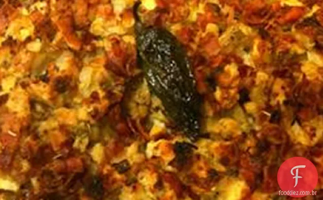 Bacon e Bourbon ação de Graças recheio