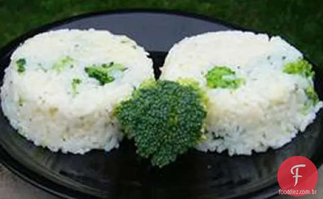 Brócolis e arroz
