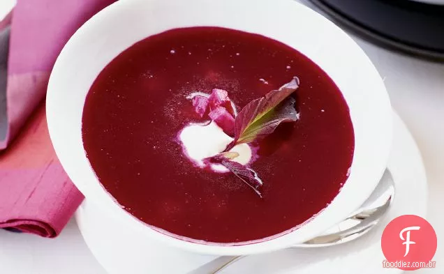 Sopa De Beterraba Aveludada