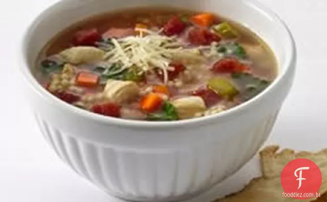 Sopa de frango e Pastina de Chiarello