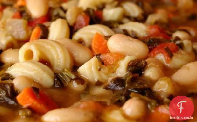 Sopa De Feijão Branco Toscana Saudável