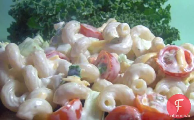Salada De Macarrão Em Espiral