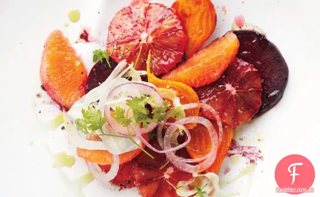 Salada De Laranja, Beterraba E Erva-Doce