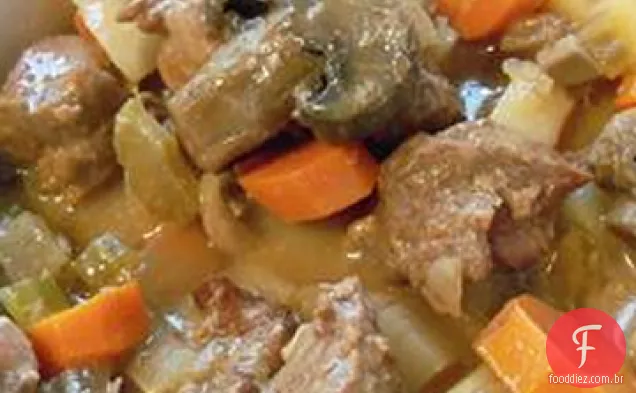 Fogão lento ensopado de carne III