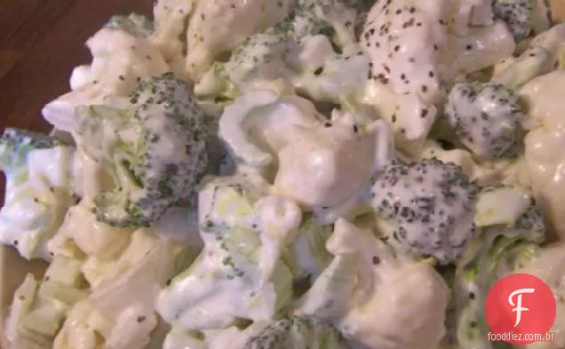 Salada de couve-flor-N-brócolis