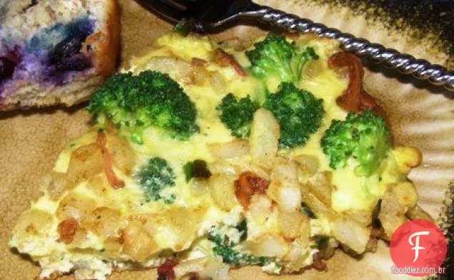 Batata e Bacon fritada