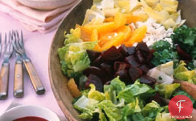 Salada De Beterraba, Endívia E Laranja