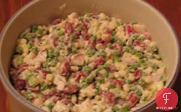 Salada vermelha e verde de Natal