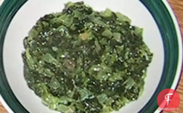Caçarola De Espinafre Estilo Restaurante